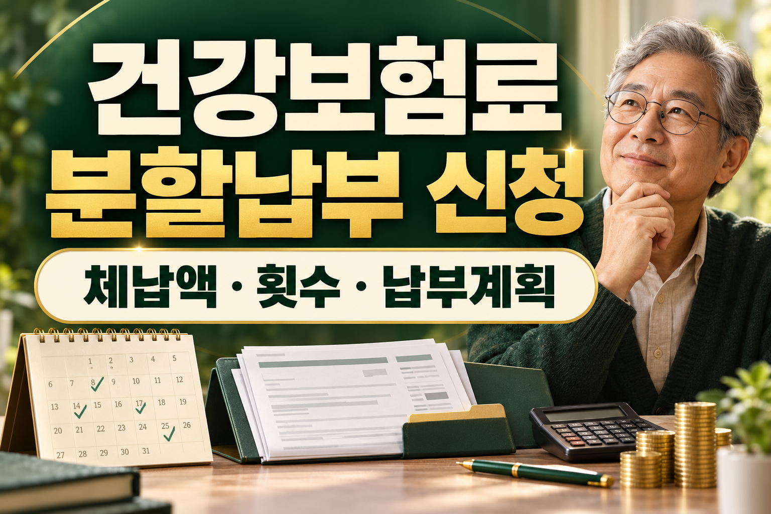 건강보험료 분할납부: 체납 3회 기준·신청 5단계
