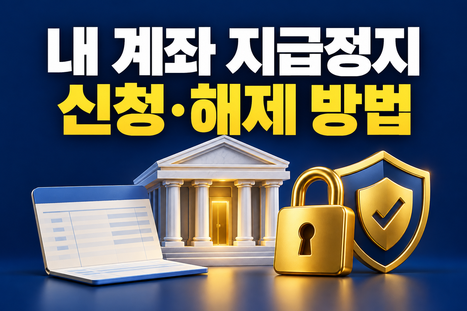본인계좌 일괄지급정지 신청·해제 방법: 자동이체 전 확인할 5가지