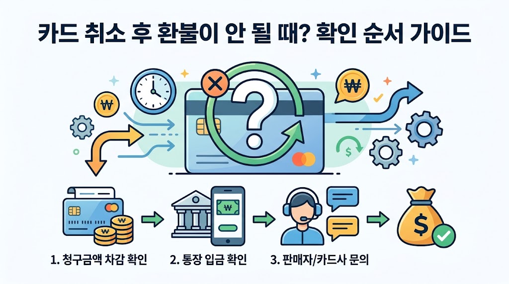 카드 결제 취소 안내 이미지